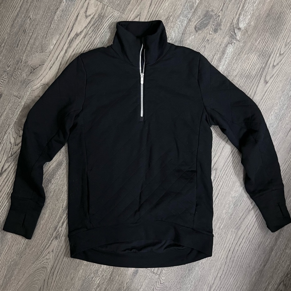 LuluLemon Black Forever Warm Pullover - 6